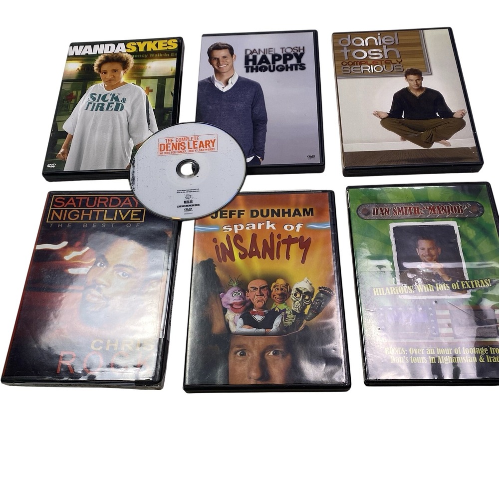 7 Stand-Up Comedy DVDs Comedian Movies Daniel‎ Tosh Wanda Sykes Chris Rock ETC